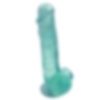 23cm Vantuzlu Belden Bağlanabilen Yeşil Dildo