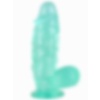 26cm Vantuzlu Belden Bağlanabilen Yeşil Realistik Dildo