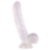 21,5cm Vantuzlu Belden Bağlamaya Uygun Beyaz Dildo