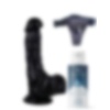 18 cm Belden Bağlamalı Kayganlaştırıcılı Dildo Set