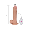 10 Titreşim Modlu 22 cm Süper Realistik Vantuzlu Dildo Vibratör