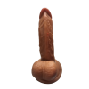 Gerçekçi Testisli Melez Dildo 16 cm