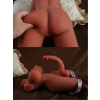 5.5 KG Süper Gerçekçi Melez Yarım Vücut Trans Vajina Mastürbatör Dildo