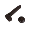 Censan Ultra Gerçekçi 24 Cm Brown Melez Kıkırdaklı Dildo
