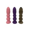 Karışık Renklerde Boğumlu Anal Plug 33x135MM 85Gr