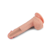 8.5 İnç Dual layered Platinum Silicone Cock Ten Dildo