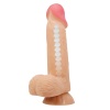 Lisle 8.1 İnç Kıkırdak Yapılı Gerçek Deri Yapılı Dildo