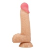 Lisle 8.1 İnç Kıkırdak Yapılı Gerçek Deri Yapılı Dildo