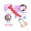 Telefon Kontrollü Haley Rose Pulled Beads Anal Plug – Siyah
