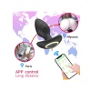 Big Boat Anchor Swing – Telefon Kontrollü Titreşimli Anal Plug (Siyah)
