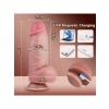 Thrusting Huge Thick Dildo Vibratör 21 Cm