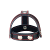 Bondage Fetish T-Style Leather Cockring With Ball Divider