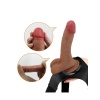 Oher Fışkırtmalı &amp; Titreşimli Belden Bağlamalı Dildo Vibratör