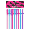 Jokes &amp; Parties Original Willy Straws – Pack of 9 Dildo Pipet