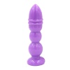 Karışık Renklerde Boğumlu Anal Plug 33x135MM 85Gr