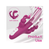 Mor Üçlü Silikon Vibratör