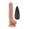 Kıkırdaklı Gerçekçi Silikon Vibratör 23.5 Cm