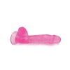 22,5 cm Vantuzlu Belden Bağlanabilen Pembe Realistik Dildo