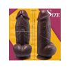 21 cm Vantuzlu Huge Melez Dildo