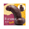 21 cm Vantuzlu Huge Melez Dildo