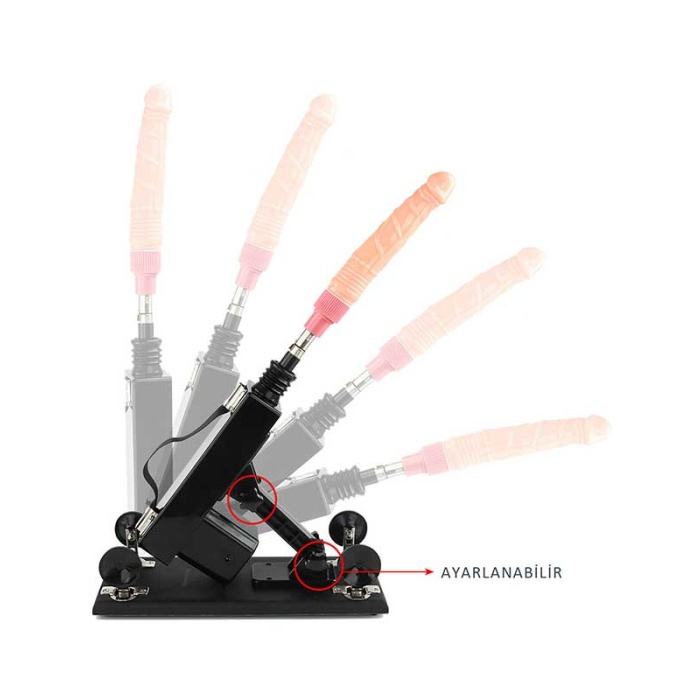 İleri Geri Hareketli Ses Çıkarmayan Otomatik Seks Makinesi