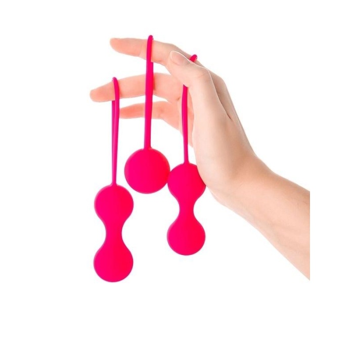 Redvil Kegel Vajinal Top Seti Pembe 16,5 cm