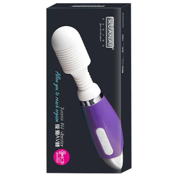 Mor Şarjlı Masaj Aleti Vibratör