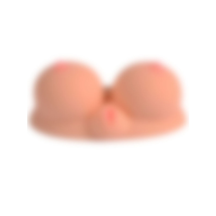 Gerçekçi Silikon Göğüs ve Vajina Mastürbatörü