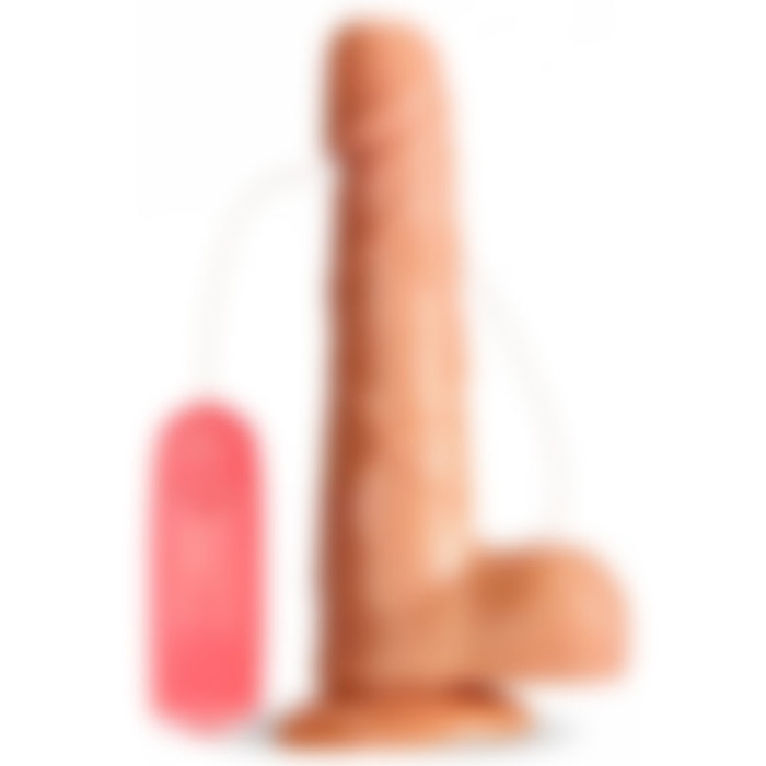 Gerçekçi Silikon Damarlı Dildo Vibratör 17Cm