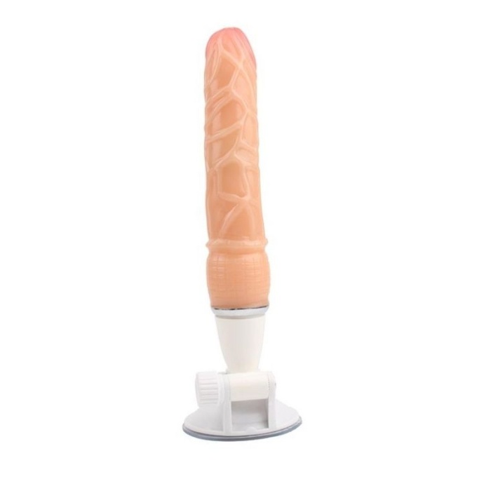 Gerçekçi Silikon Dildo Ağızlı Seks Makinesi 9.9 İnç 25 Cm