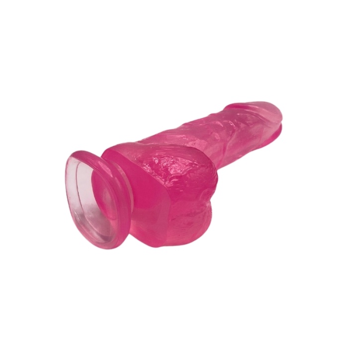 23cm Vantuzlu Belden Bağlanabilen Pembe Realistik Dildo