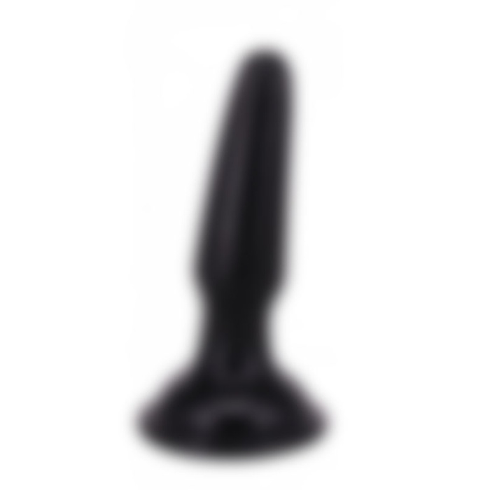 Siyah Gerçekçi Silikon Vantuzlu Anal Plug