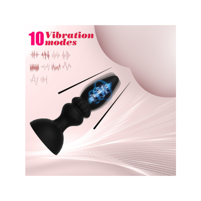 10 Titreşim Modlu Telefon Kontrollü Anal Vibratör