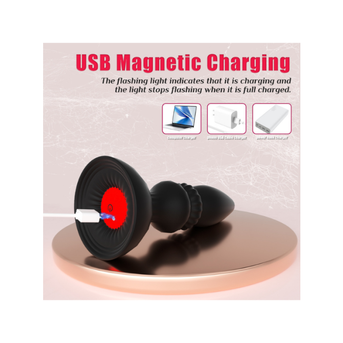 10 Titreşim Modlu Telefon Kontrollü Anal Vibratör