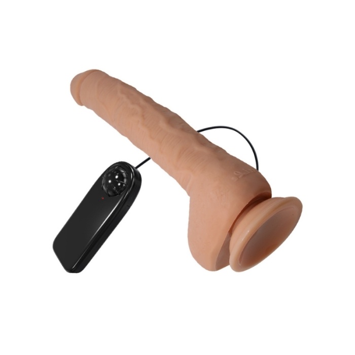 28 cm Ultra Realistik Vantuzlu Dildo Vibratör