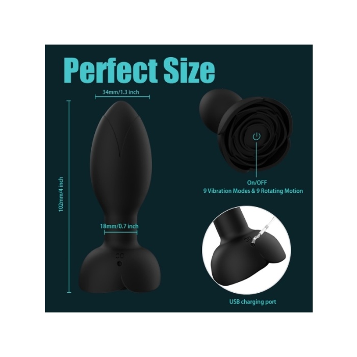 9 Tİtreşim Modlu Döner Telefon Kontrollü Titreşimli Vibratör