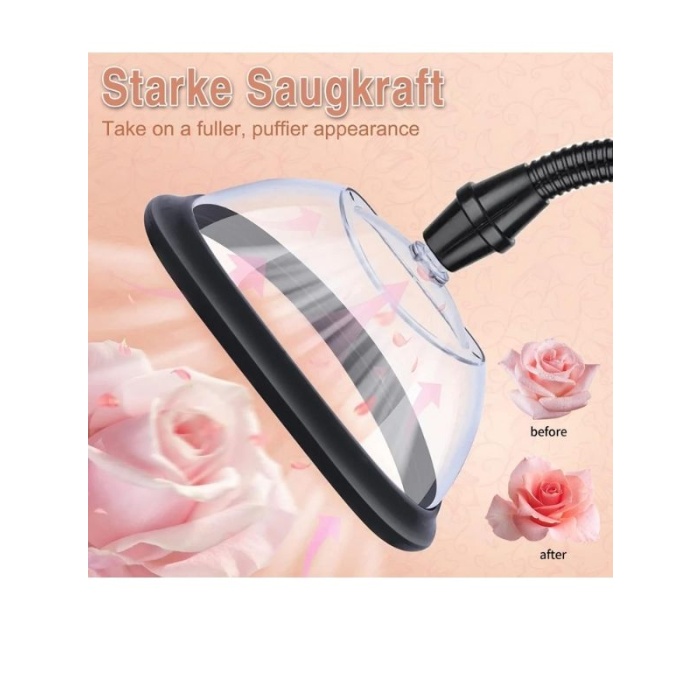Pussy Pump Premium Fun Çift Başlıklı Vajina &amp; Gööğüs Pompası