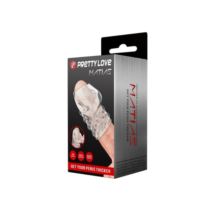 Matlas Boşalmayı Geciktirici ve Performans Artırıcı Penis Kılıfı Beyaz