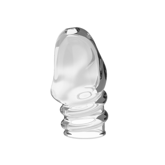 Jeremy Geciktirici ve Sertleştirici TPR Penis Kılıfı Beyaz