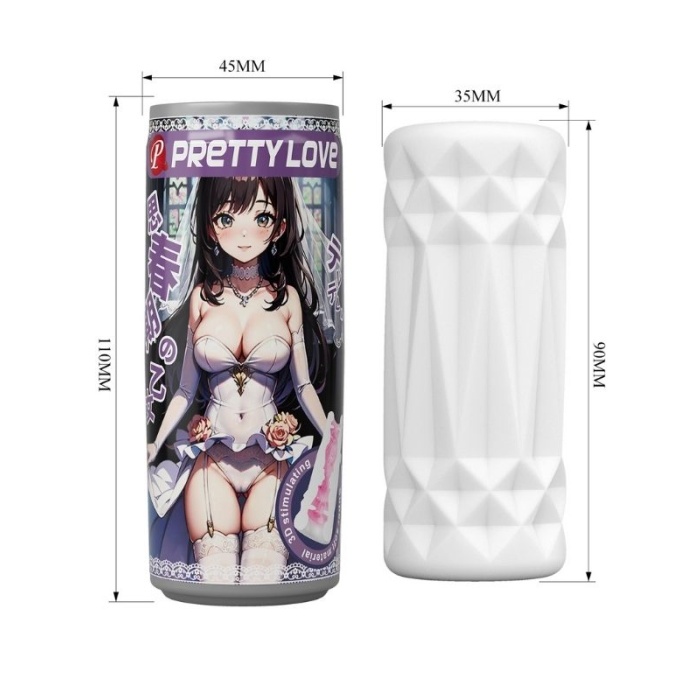 Kola Kutusu Şeklinde Anime Kızlı Mastürbatör