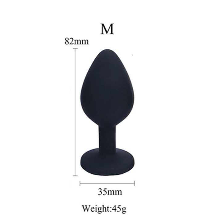 Censan Silikon Anal Tıkaç M Boy