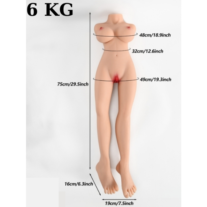 Yarım Vücut Mastürbatör 5 kg