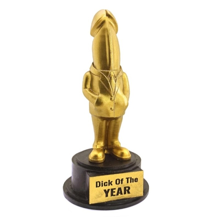 Dick Of The Year – Esprili Masaüstü Ödül Heykeli Model 2