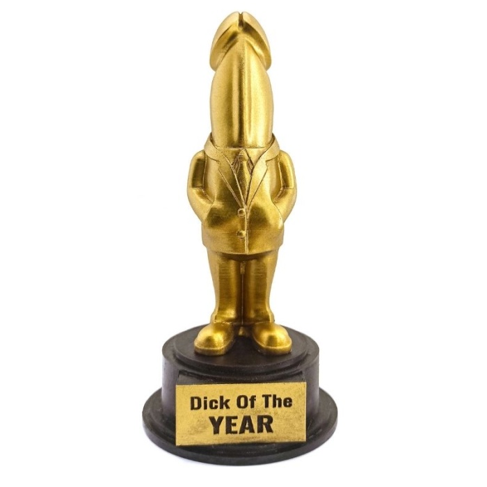 Dick Of The Year – Esprili Masaüstü Ödül Heykeli Model 2