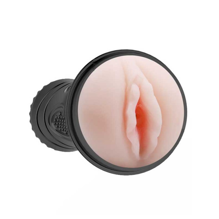 Fener Şeklinde Titreşimli Elektronik Suni Vajina Mastürbatörü