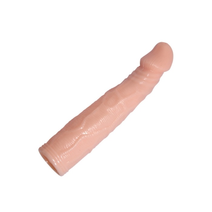 Süper Esnek ve Gerçekçi Titreşimli Penis Kılıfı No6