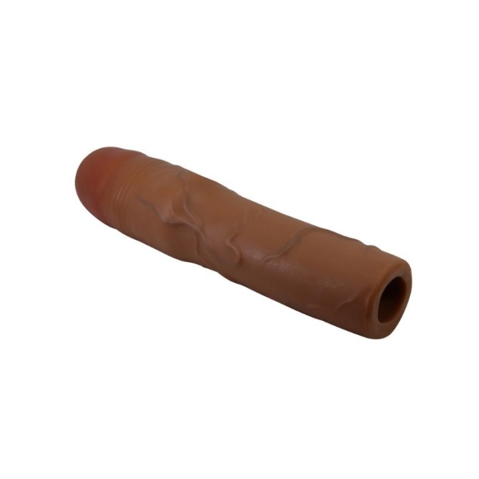 Kylian Gerçek Hissiyatlı Uzatıcı Penis Kılıfı Brown
