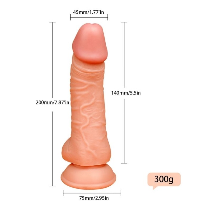 Ten Rengi 20 cm Dildo Model No:1065
