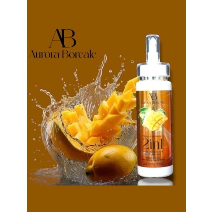 Aurora Boreale 2si1 Arada Mango Alovera Aromalı Masaj Yağı &amp; Kayganlaştırıcı Jel 200 ML