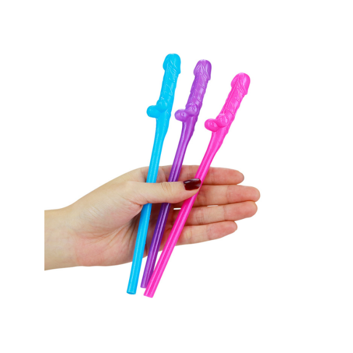 Jokes &amp; Parties Original Willy Straws – Pack of 9 Dildo Pipet
